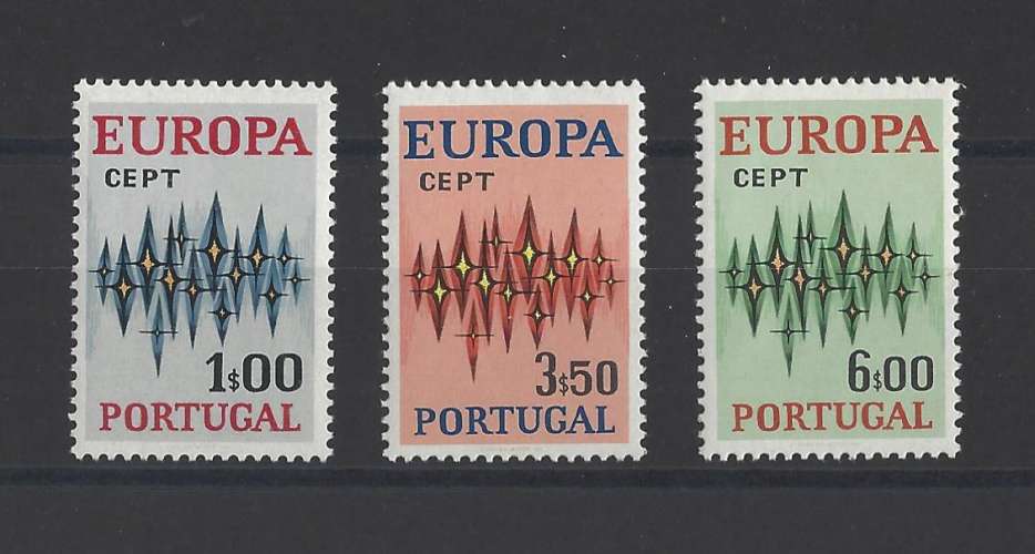 PORTUGAL  Y/T   n° 1150/1152   neuf **   1972