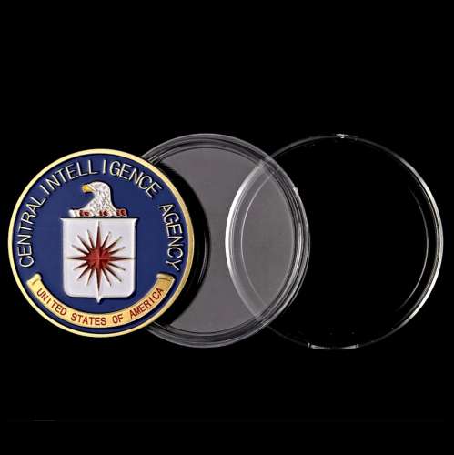 Médaille NEUVE plaquée Or - CIA Central Intelligence Agency