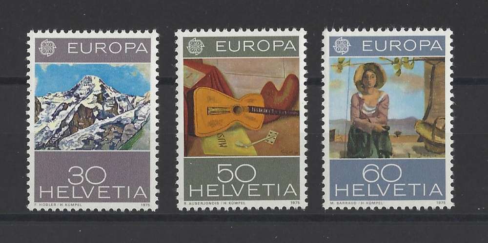 SUISSE  Y/T  n° 980/982   neuf **   1975