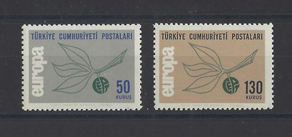 TURQUIE  Y/T   n° 1741/1742    neuf **   1965