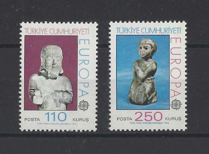 TURQUIE  Y/T   n° 2089/2090    neuf **   1974