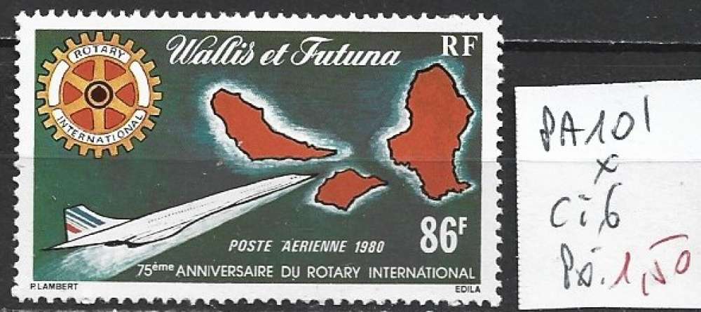 WALLIS ET FUTUNA PA 101 * côte 6 € 