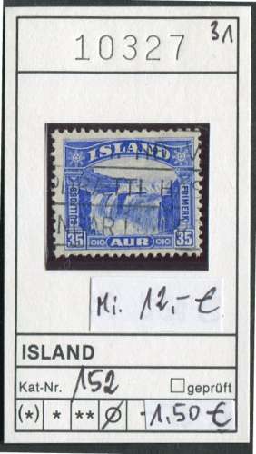 Islande 1931 - Michel 152 - oo oblit.