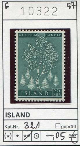 Islande 1957 - Michel 321 - ** neuf mnh 