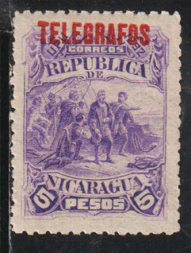 NICARAGUA Télégraphe -  Y&T N° 20**