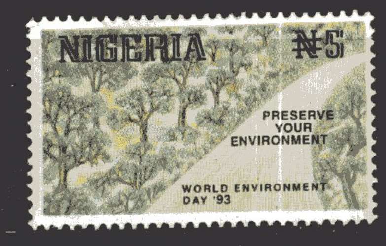 NIGERIA 1993 PRESERVATION DE L'ENVIRONNEMENT NEUF**