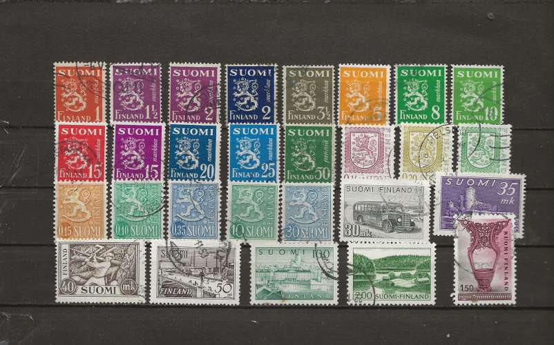 FINLANDE - LOT DE TIMBRES