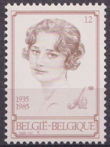 Belgique 1985 Y&T 2183 neuf ** - Reine Astrid 