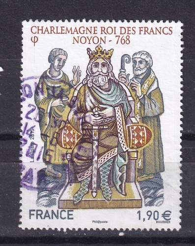 2015 Charlrmagne N° Yvert 4943 belle oblitération