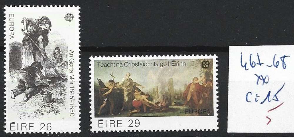 IRLANDE 467-468 ** côte 15 € 