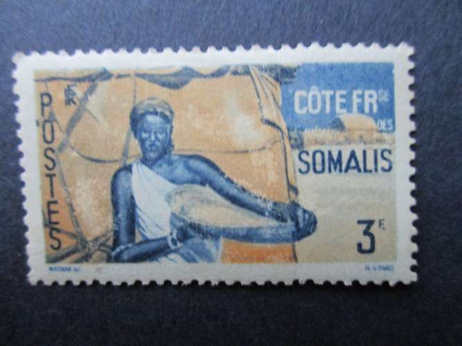 Cote des Somalis y & t  274 *1947