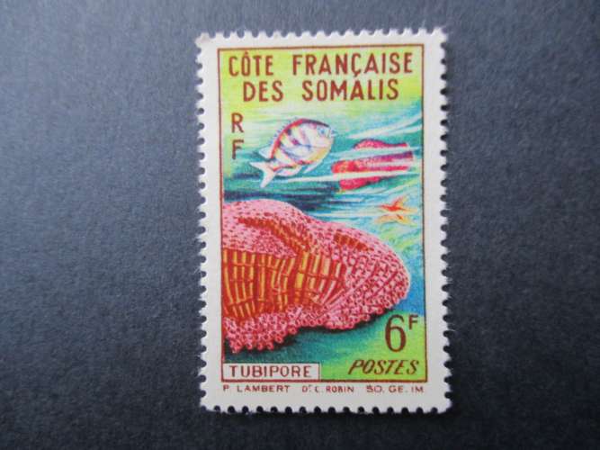 Cote des Somalis y & t  317 nsg 1963