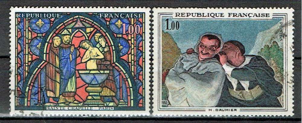 FRANCE 1966 - YT 1492 1494 OBLITÉRÉS.