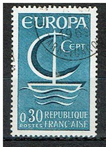 FRANCE 1966 - YT 1490 OBLITÉRÉ EUROPA.