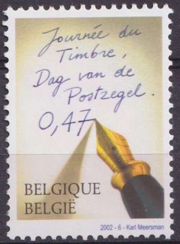 Belgique 2002 Y&T 3058 neuf ** - Journée du timbre 