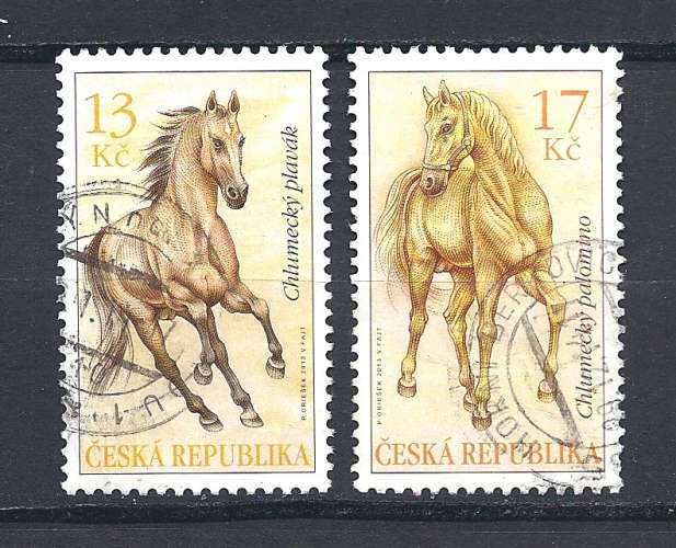 Rep Tcheque  Y & T N°  694/695  Le Cheval Kinsky