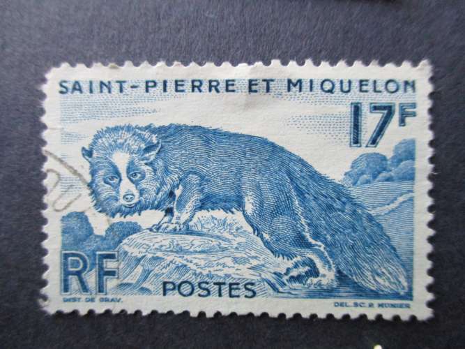 Saint Pierre & Miquelon y & t 346 obl 1952