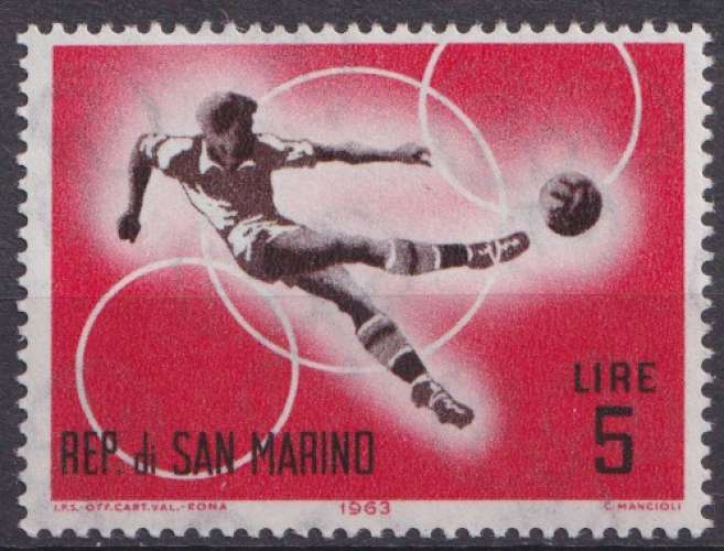 Saint Marin 1963 Y&T 609 neuf ** - Football 