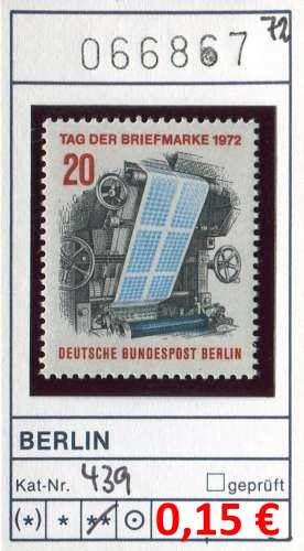 Berlin 1972 - Michel 439 - Yvert ? -** neuf mnh - 