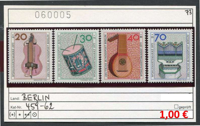 Berlin 1973 - Michel 459-462 - Yvert ? -** neuf mnh - 