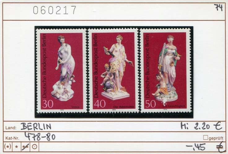 Berlin 1974 - Michel 478-480 - Yvert ? -** neuf mnh - 