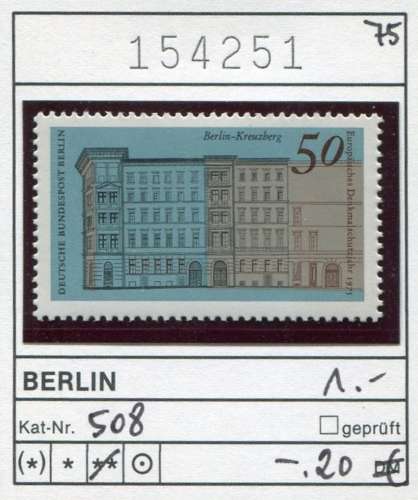 Berlin 1975 - Michel 508- Yvert ? -** neuf mnh - 