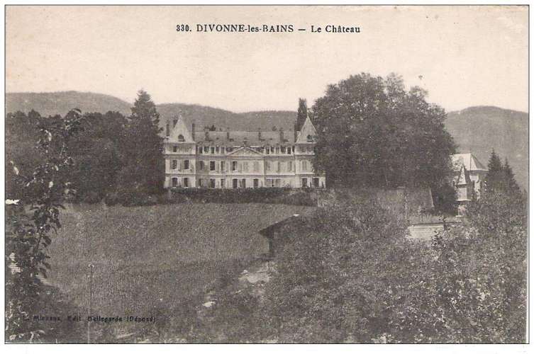 01 DIVONNE les BAINS  - Le Chateau