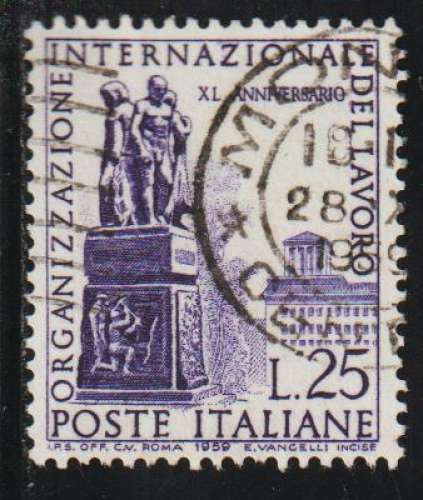 ITALIE 1959 -  Y&T N° 798