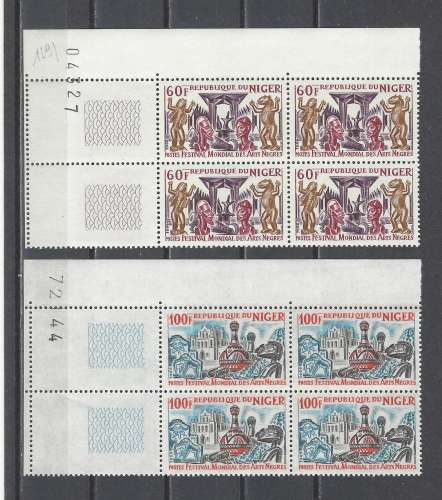 NIGER  Y/T   n° 174/177    neuf **   1966