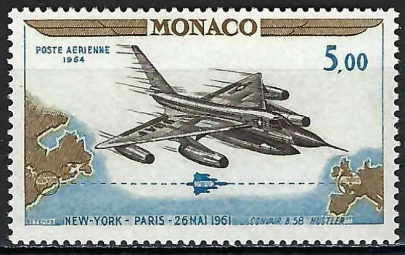 Monaco - 1964 - Y & T n° 82 Poste aérienne - MNH