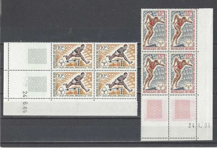 NIGER  Y/T   n° 165/168    neuf **   1965