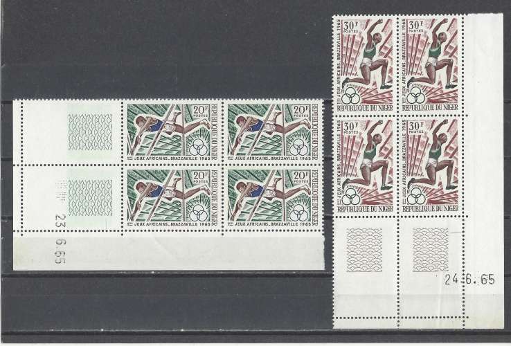 NIGER  Y/T   n° 165/168    neuf **   1965