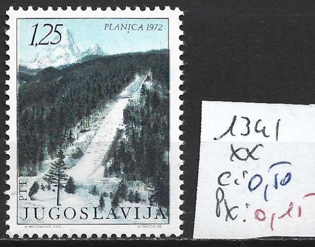 YOUGOSLAVIE 1341 ** côte 0.50 € 