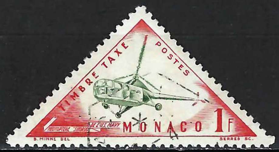 Monaco - 1953 - Y & T n° 39B Timbres-taxe - O.