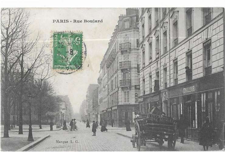 PARIS: rue Boulard - marque IG