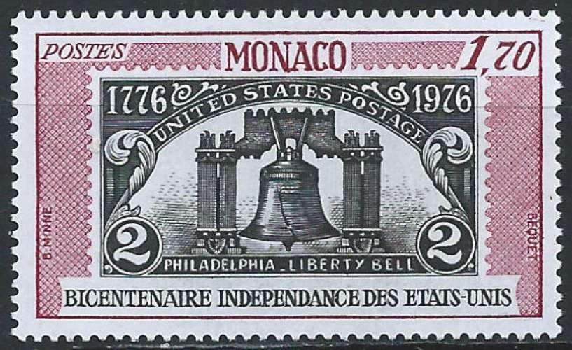 Monaco - 1976 - Y & T n° 1055 - MNH