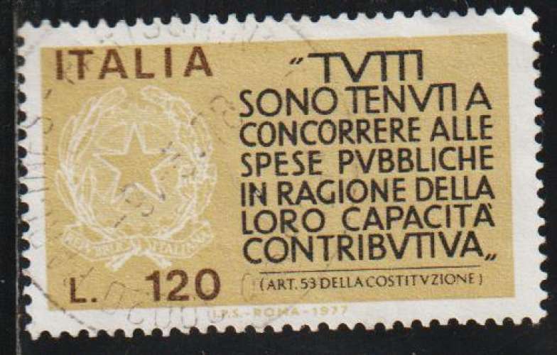 ITALIE 1977 -  Y&T N° 1297