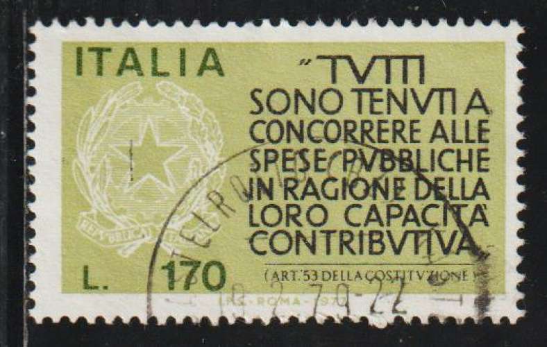 ITALIE 1977 -  Y&T N° 1298