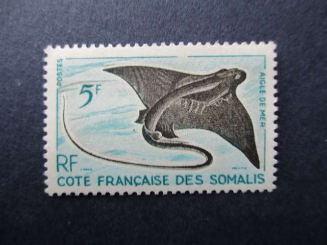 Cote Des Somalis y & t  296 ** 1959