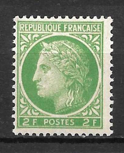 Année 1945 : Y. & T. N° 675 **