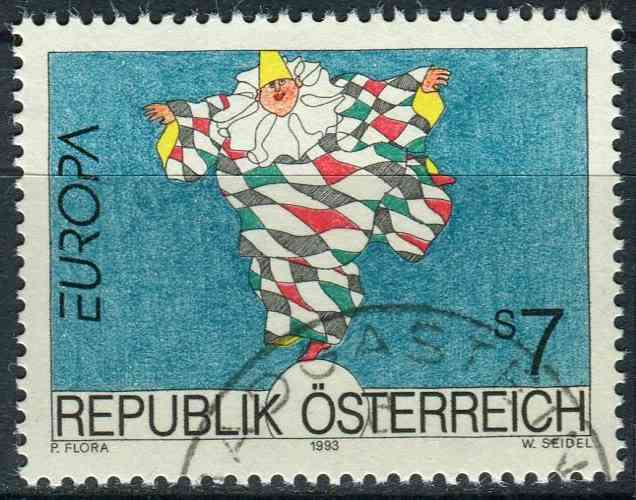 AUTRICHE 1993 OBLITERE N° 1922 europa