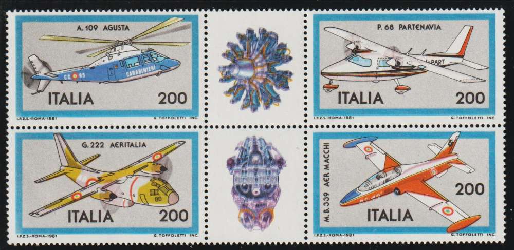 ITALIE 1981 -  Y&T N° 1484 / 1487 **