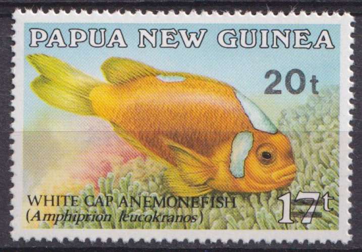 Papouasie Nlle Guinée 1987 Y&T 534 neuf ** - Poissons