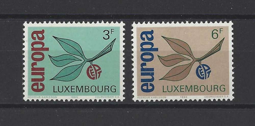 LUXEMBOURG   Y/T   n° 670/671    neuf **   1965