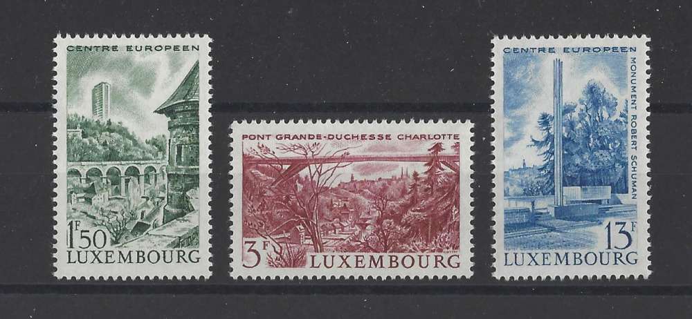 LUXEMBOURG  Y/T   n° 688/690    neuf **   1966