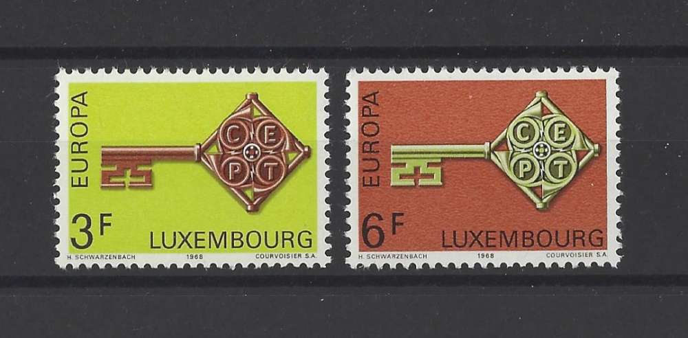 LUXEMBOURG  Y/T   n° 724/725    neuf **   1968