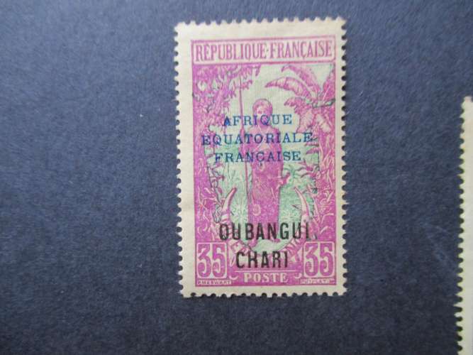 Oubangui Chari  y & t 53 * 1924