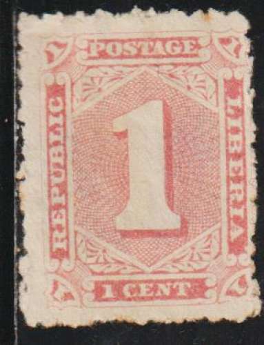 LIBERIA 1886 -  Y&T N° 18