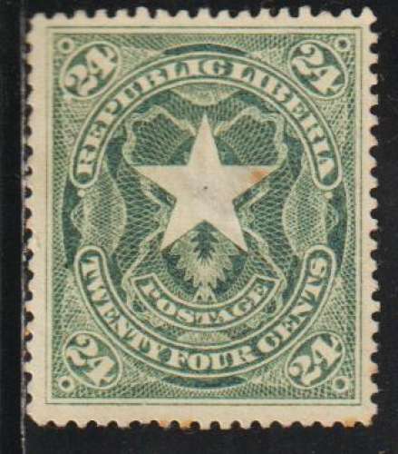 LIBERIA 1892 -  Y&T N° 33