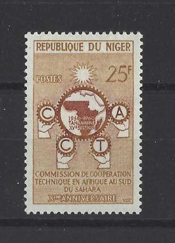 NIGER  Y/T  n° 109    neuf **  1960